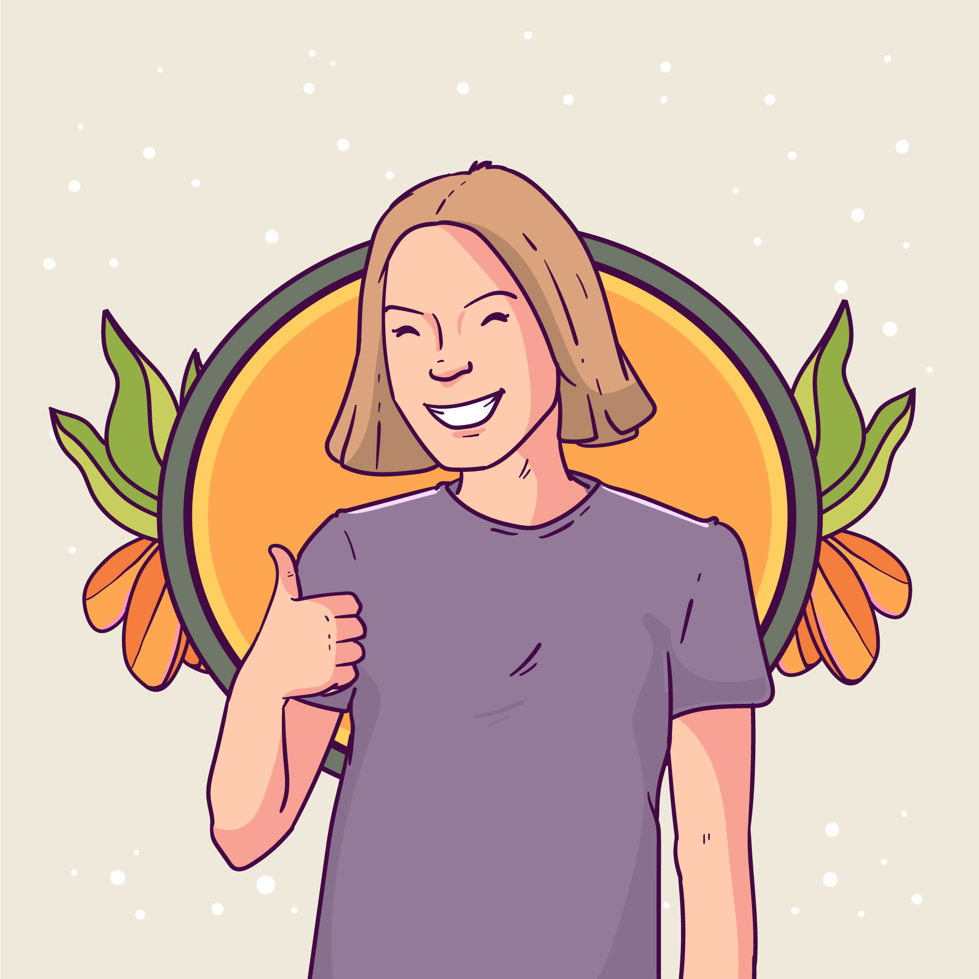 Illustration: Porträt von Mariella